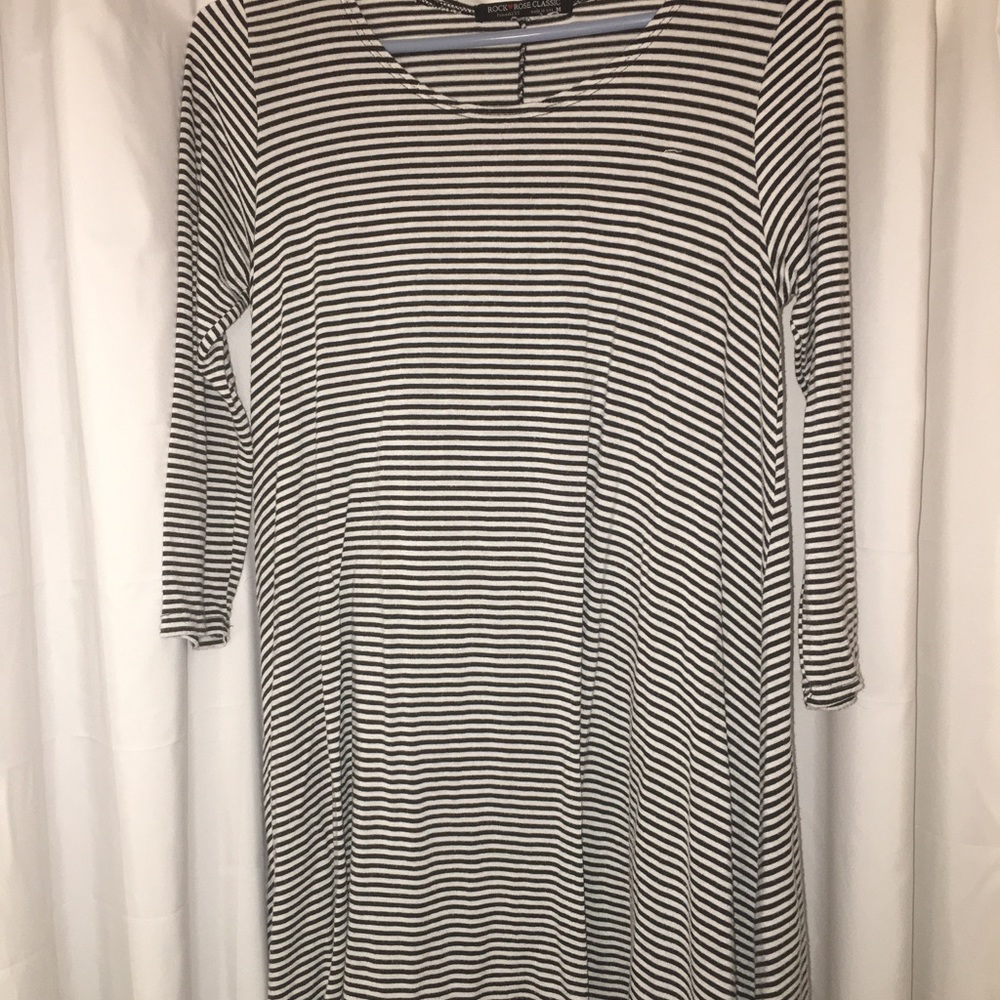 Striped t-shirt dress